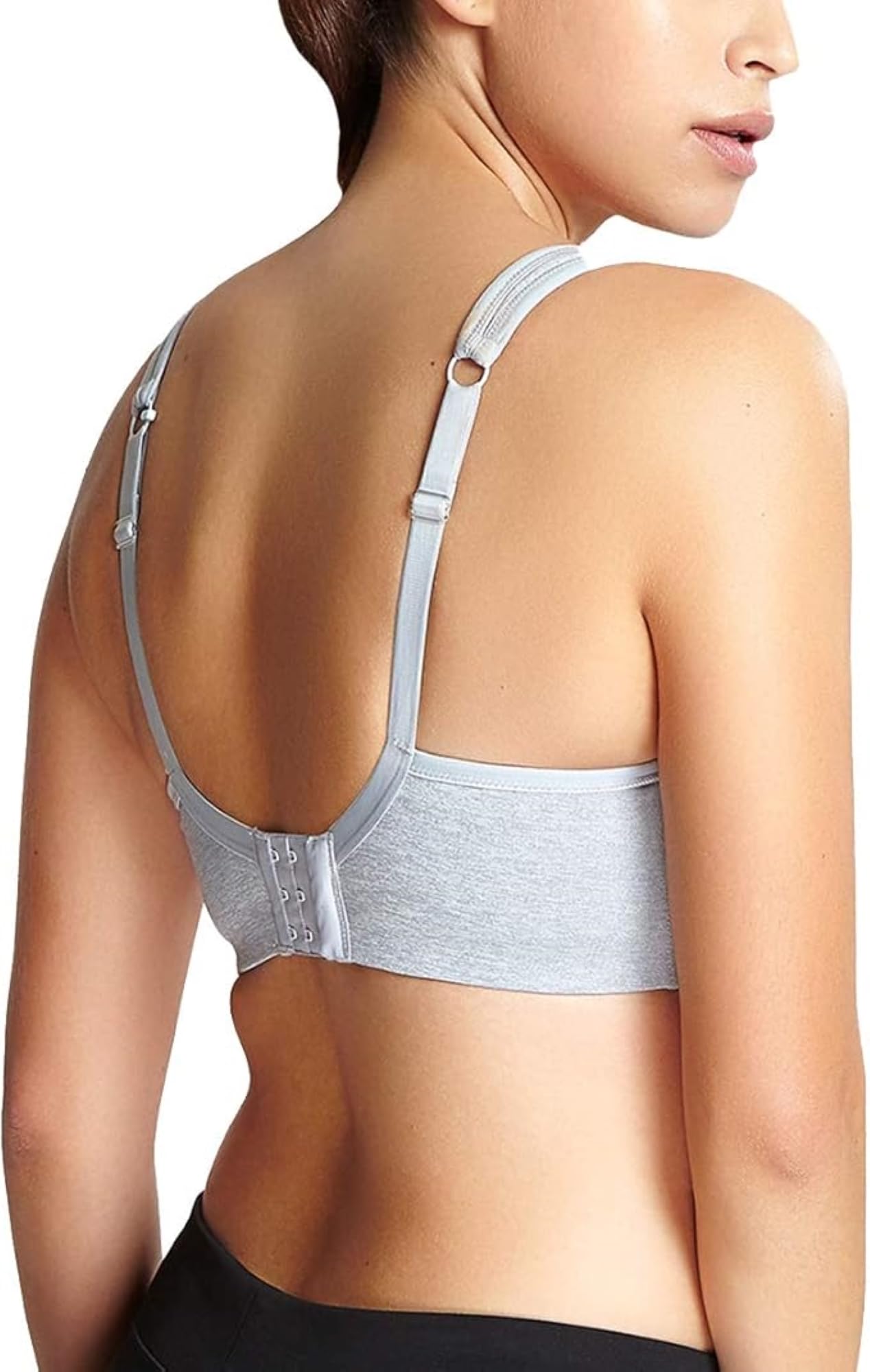 Panache Women's High Impact Underwire Sports Bra - Max Support, Moisture Wicking, Heavy Duty Workout Bra for Running, Gym & High Intensity Training | Grey Marl 28DD