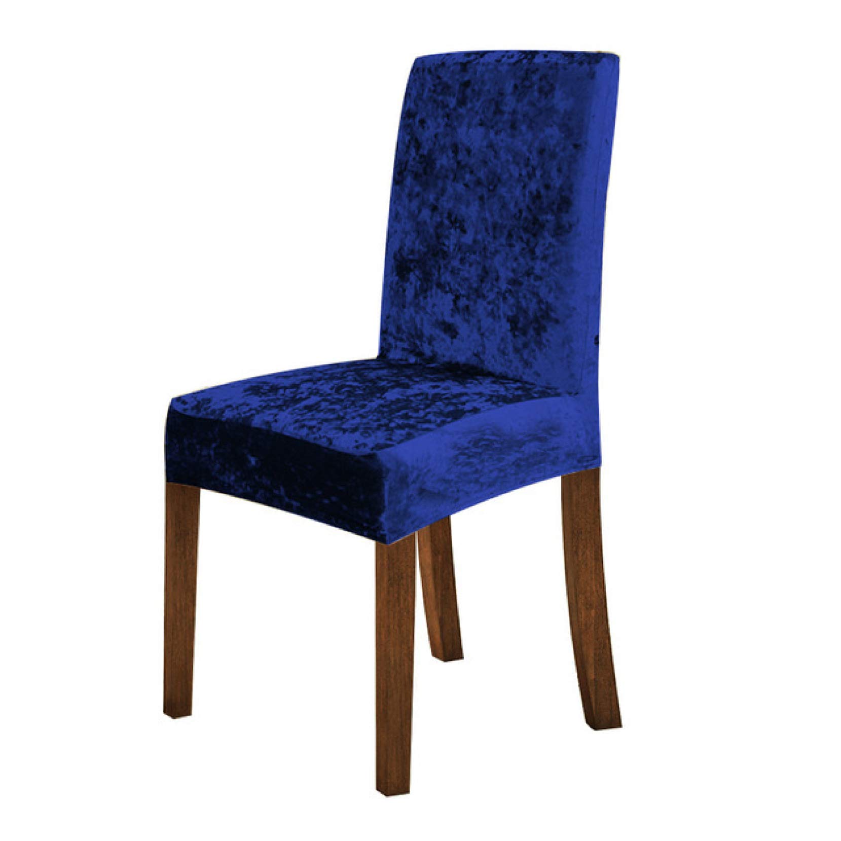 YURASIKU 1/2/4/6PC Shiny Velvet Chair Covers - Soft Stretchable Dining Room Chair Slipcovers for Living Room, Hotel, Banquet, Wedding & Party Decor - Perfect for Home, Restaurant and Special Events