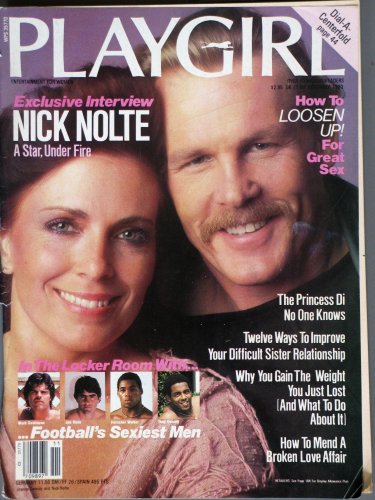 Playgirl Magazine November 1983 Paperback Edition Featuring Nick Nolte - Vintage Collectible for Adult Entertainment & Pop Culture Enthusiasts - Perfect for Retro Decor, Collector's Display, and Nostalgic Reading