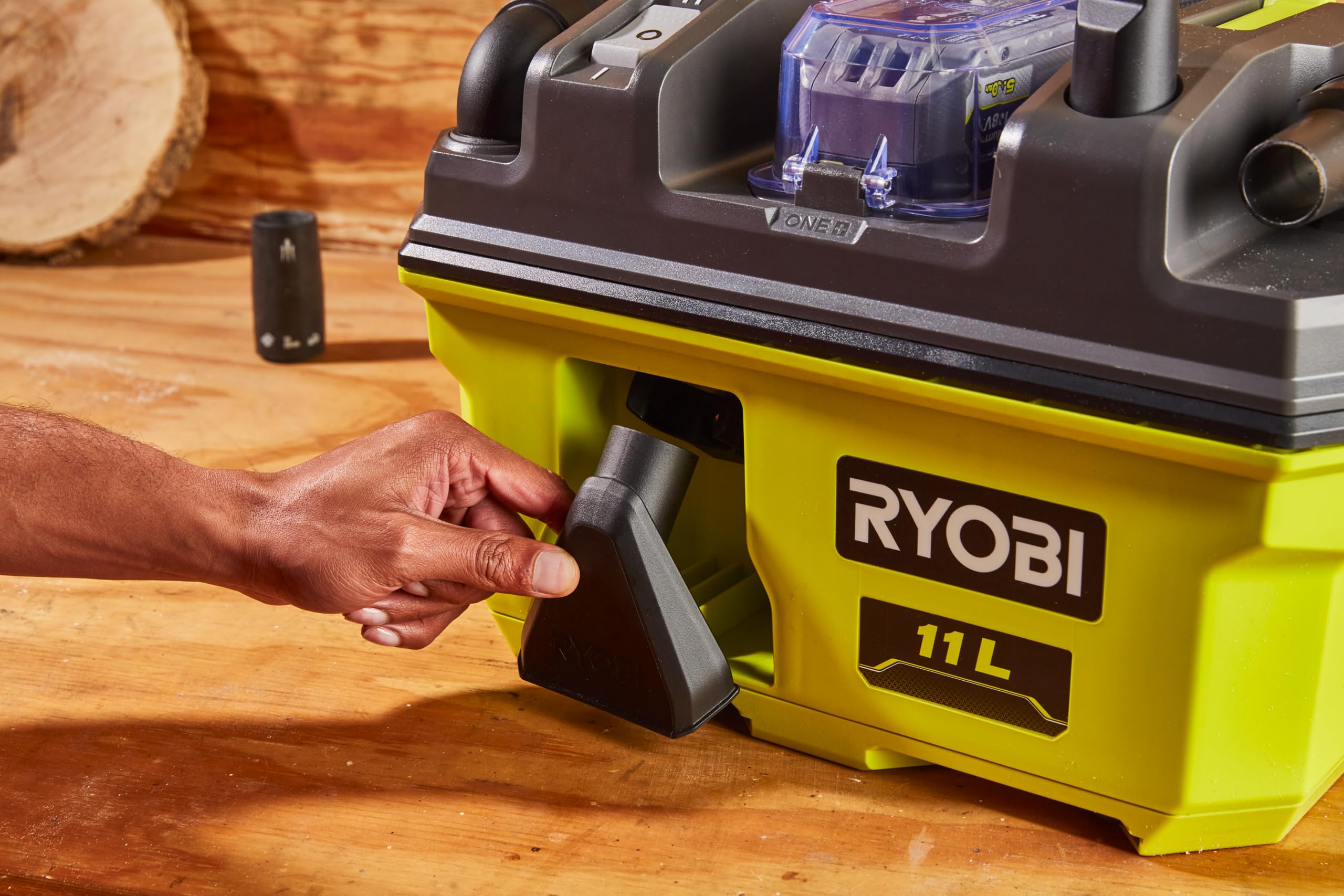 RYOBI RV1811-0 18V ONE+ Cordless Wet & Dry Vacuum Cleaner - Bare Tool for Home, Garage & Workshop Cleaning Projects