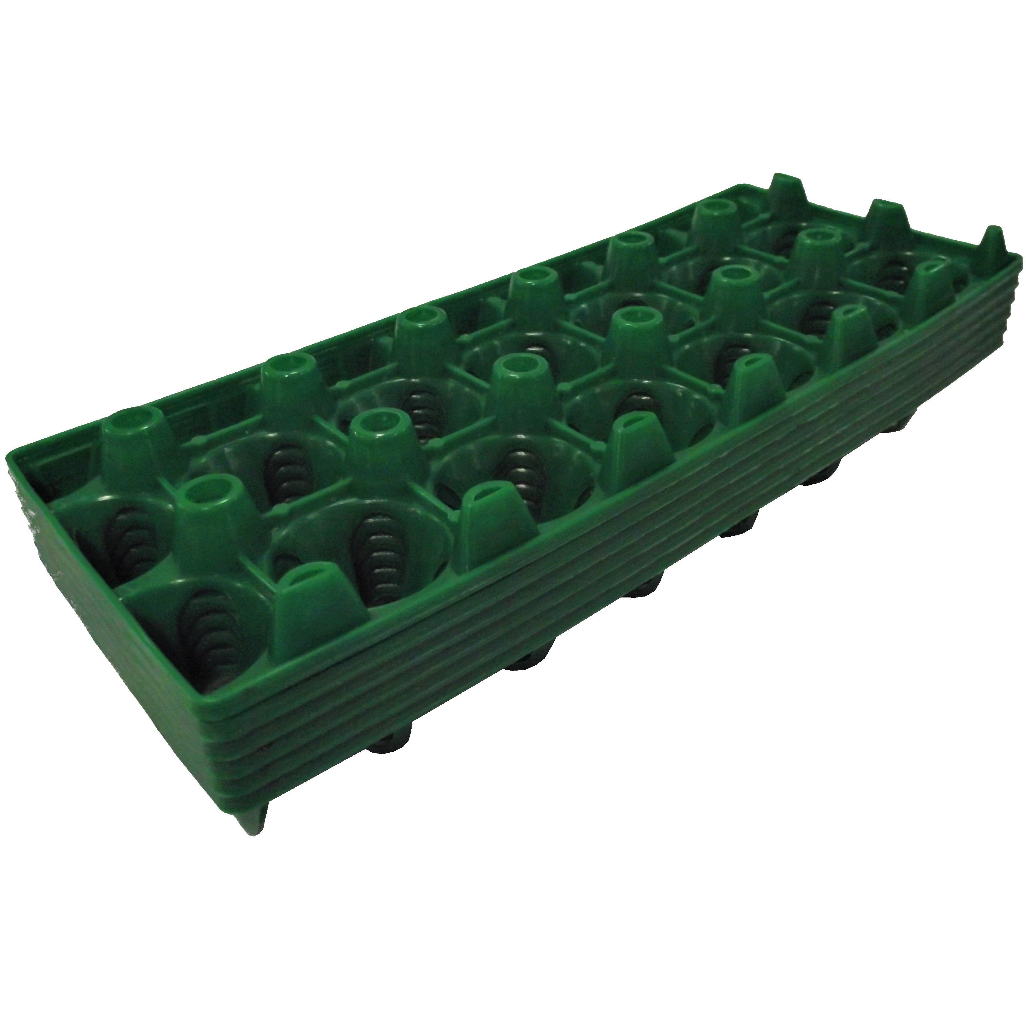 96 Pack of Rite Farm Products 12 Chicken Egg Poly Trays - Durable Plastic Egg Cartons for Chicken Eggs, Poultry Farm & Farmers Market Use - Perfect for Egg Storage, Transport & Display