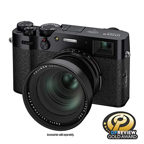 FUJIFILM X100V Digital Camera - 26.1MP APS-C Sensor, 23mm F2 Lens, 4K Video, Compact Travel & Street Photography Camera for Professionals & Enthusiasts | Perfect for Travel, Vlogging & Everyday Photography