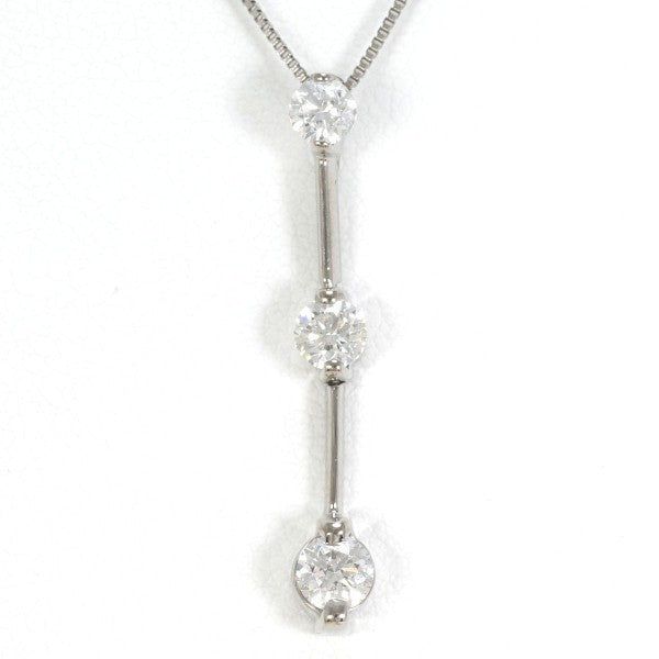 18K White Gold Diamond Necklace for Women - Elegant & Timeless Jewelry Gift for Anniversary, Wedding, or Special Occasions