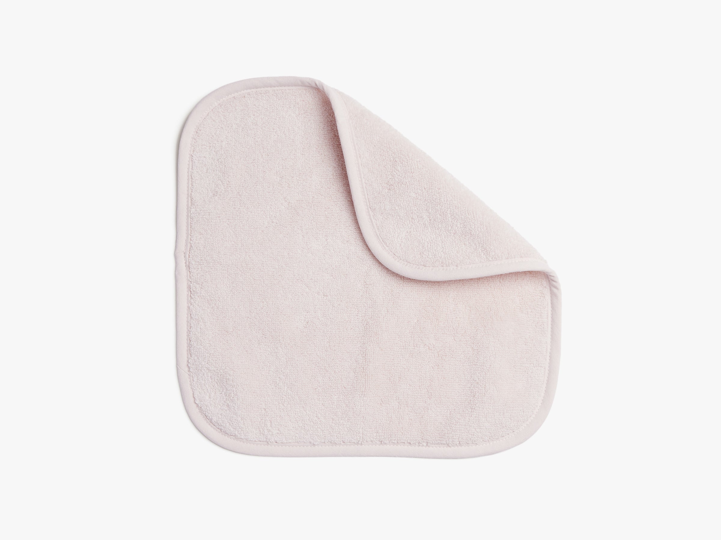 Organic Baby Washcloth - Soft & Hypoallergenic for Newborns & Sensitive Skin | Gentle Bath & Face Cleaning for Infants | Blush Pink