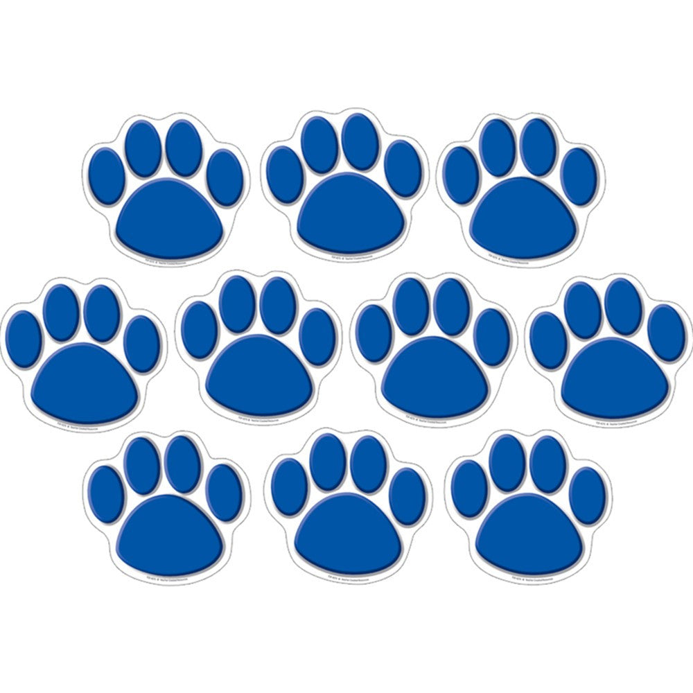 Blue Paw Prints Accents - Adorable Dog & Cat Themed Decor for Pet Lovers - Perfect for Home, Nursery, and Pet-Friendly Spaces
