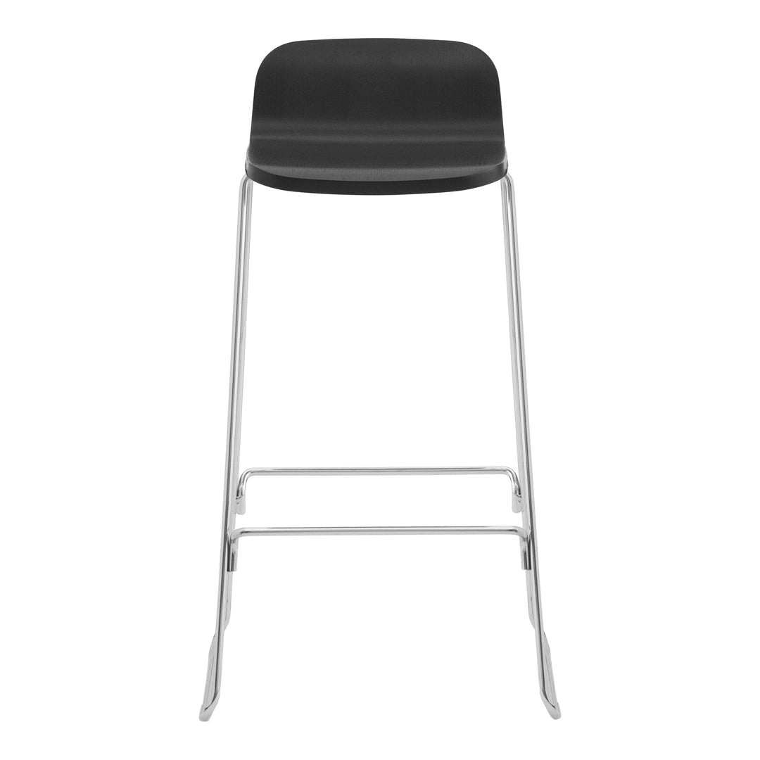 Just Bar Stool with Back - Adjustable Height Counter Stool for Kitchen Island, Breakfast Bar & Home Pub - Comfortable Back Support & Durable Metal Frame