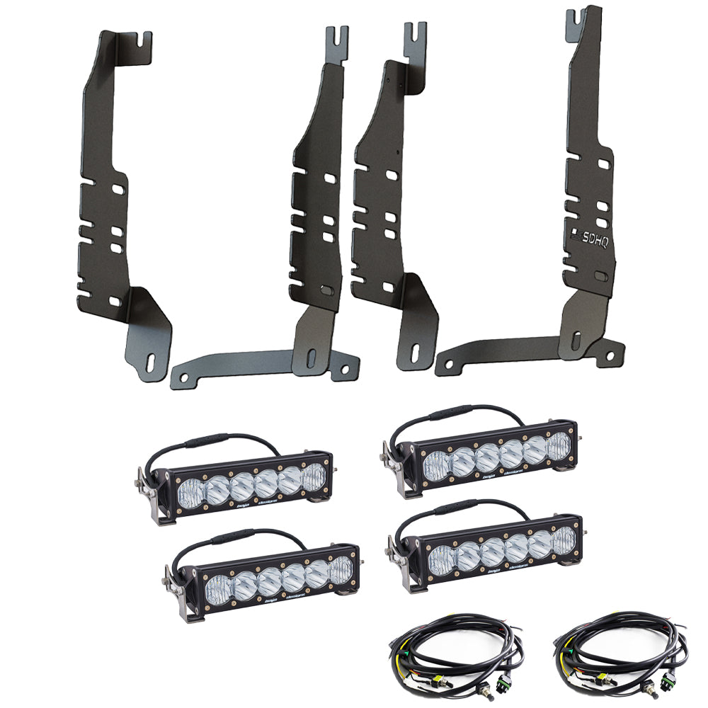 2019-2025 Ram 1500 SDHQ Custom Grille LED Light Bar Mount Kit - DIY Off-Road Lighting Upgrade for Trucks | Perfect for Night Driving, Camping & Off-Road Adventures
