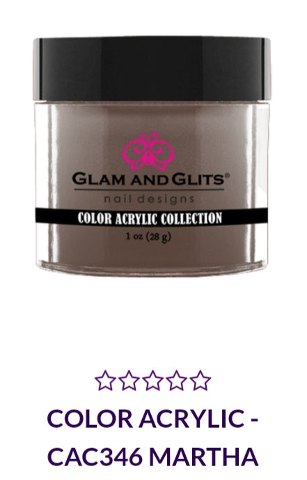 GLAM AND GLITS COLOR COLLECTIONS CA346 - 1 oz Nail Polish in MARTHA Shade | Professional Salon-Quality Nail Lacquer for Manicures & Pedicures | Perfect for Parties, Weddings & Special Occasions