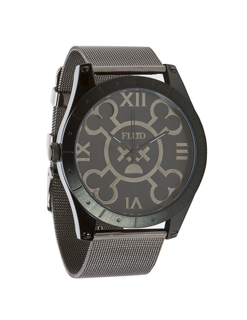 Flud - Hex Murda Big Ben Watch in Black - Stylish Men's Skeleton Mechanical Watch for Casual Wear & Night Out