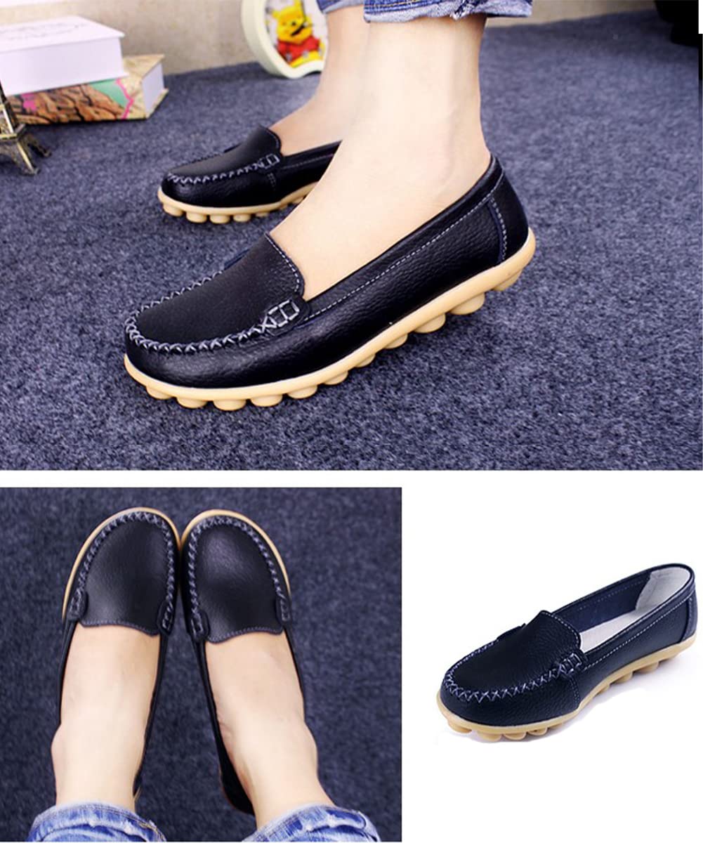WERWAES Women's Casual Loafers - Classic Lightweight Slip-On Comfort Flats for Driving, Walking & Outdoor Activities | Perfect Boat Shoes & Moccasins for Everyday Wear