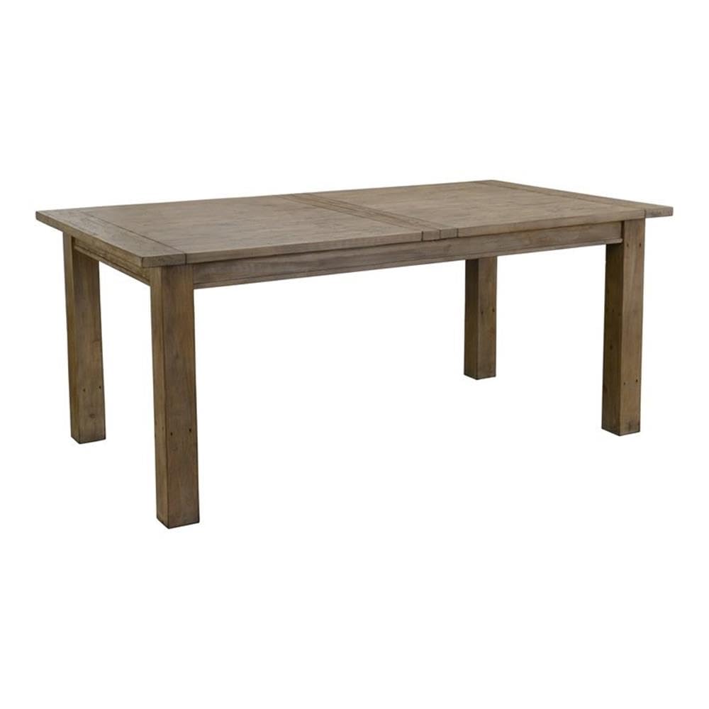 Kosas Home Driftwood Dining Table - Desert Gray Finish | Rustic Farmhouse Style Dining Room Table for Kitchen & Dining Area