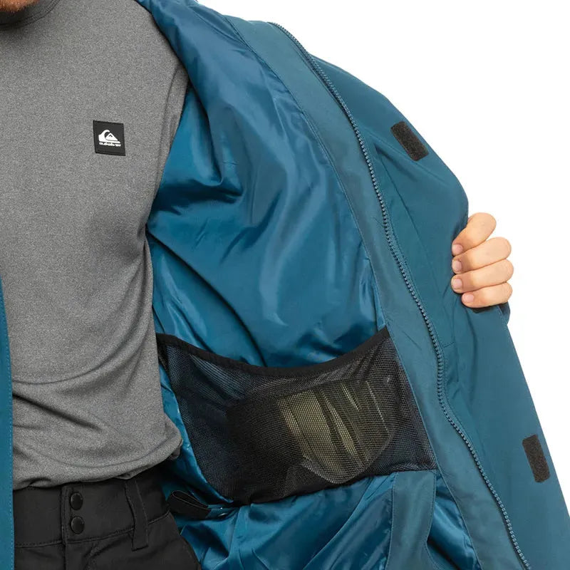 Quiksilver Mission Snow Jacket - Waterproof & Insulated Winter Coat for Men - Perfect for Skiing, Snowboarding & Outdoor Adventures