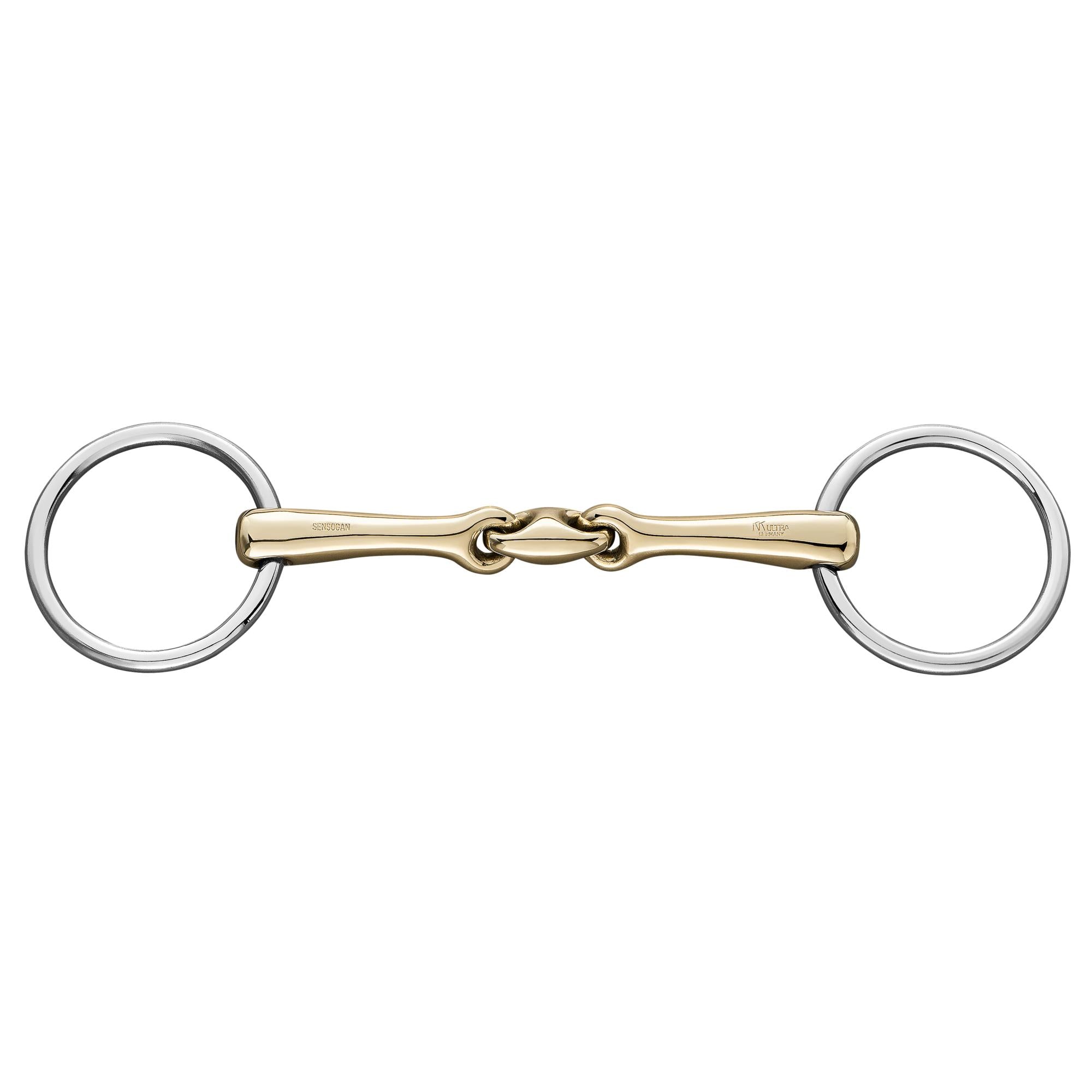 Herm Sprenger KK ULTRA Sensogan Double Jointed Bradoon Bit 14mm - Premium Horse Training Bit for Dressage & Jumping - Perfect for Sensitive Horses & Professional Riders