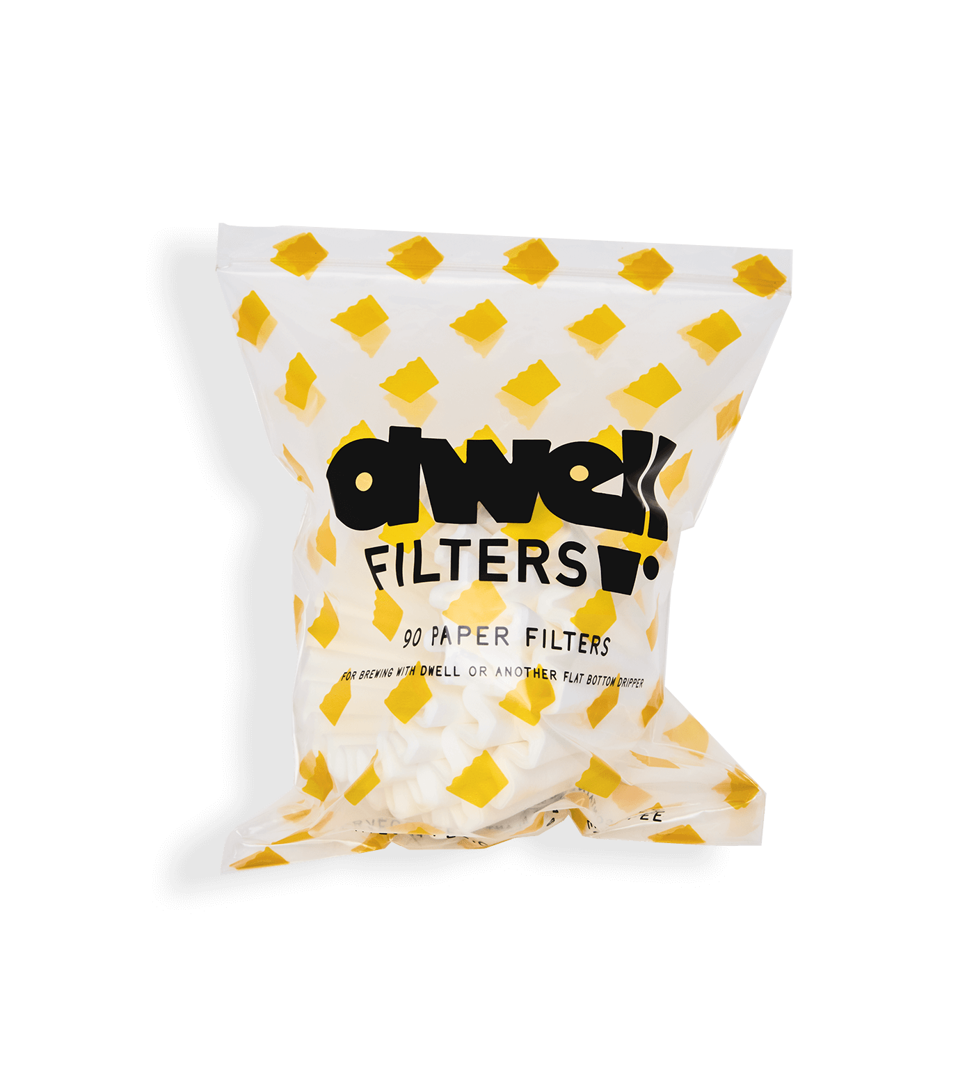 Premium Dwell Dripper Filter Pack - 100% Natural Unbleached Paper Coffee Filters for Pour Over & Drip Brewing - Perfect for Chemex, V60, and Automatic Coffee Makers - Enjoy Clean, Rich-Tasting Coffee at Home or Office