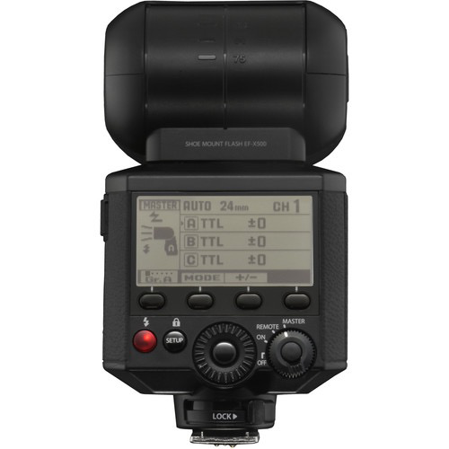 Fujifilm EF-X500 Flash for DSLR & Mirrorless Cameras - Professional TTL Speedlite with Wireless Control, Bounce & Swivel Head - Perfect for Wedding, Portrait & Event Photography