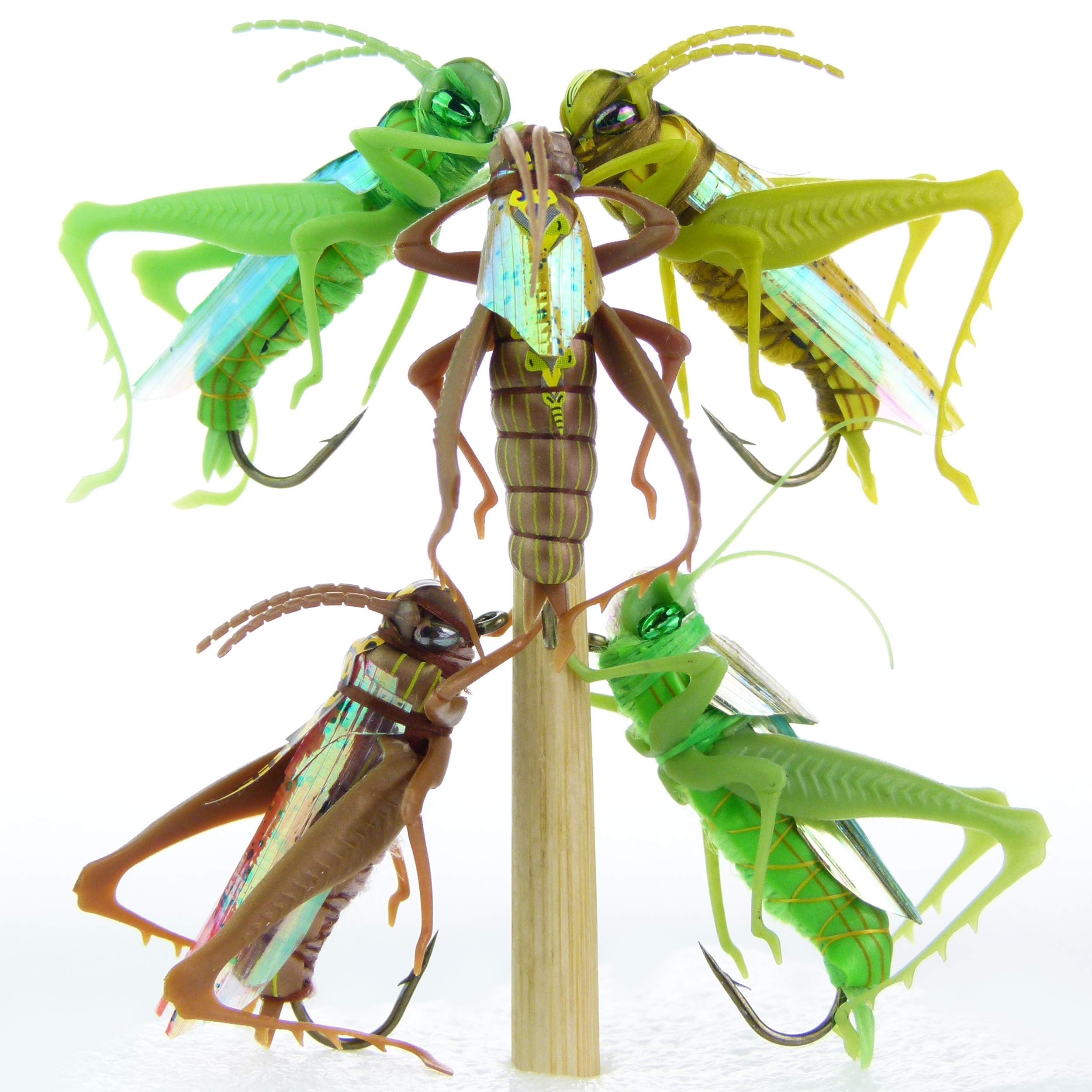 Premium Fly Fishing Flies Kit with Waterproof Fly Box - Assorted Nymphs, Dry Flies, Wet Flies & Streamers - Realistic Hand-Tied Trout Flies for Freshwater Fishing - Ideal for Beginners and Experts