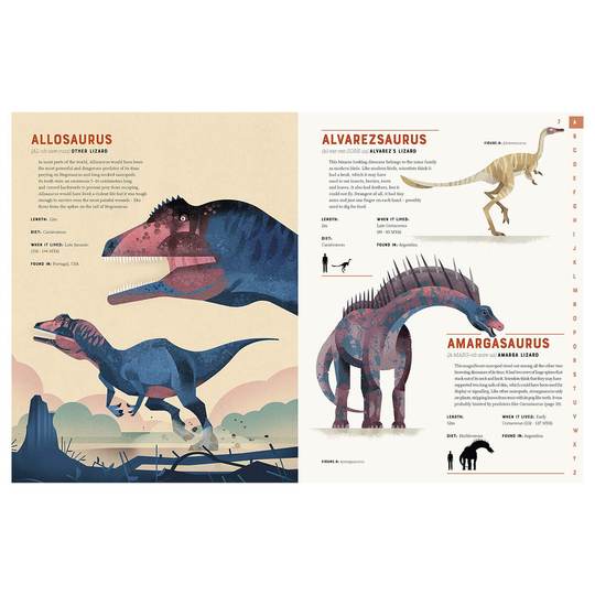 Dictionary of Dinosaurs - Illustrated Encyclopedia for Kids & Adults - Perfect for Learning, School Projects & Dinosaur Enthusiasts