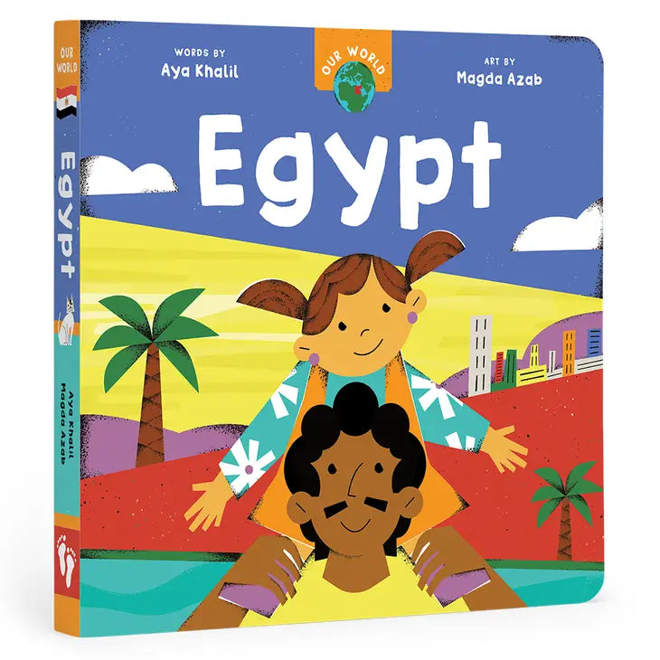 Our World: Egypt Board Book - Explore Ancient Egypt for Kids, Durable & Educational Toddler Book - Perfect for Bedtime Stories & Early Learning