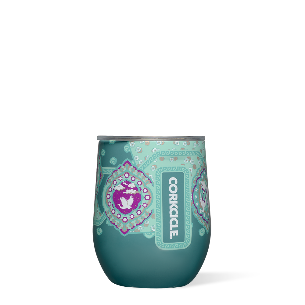 Disney Princess Stemless Wine Glass - Elegant 15oz Cup for Kids & Adults - Perfect for Birthday Parties, Disney Themed Events & Home Decor
