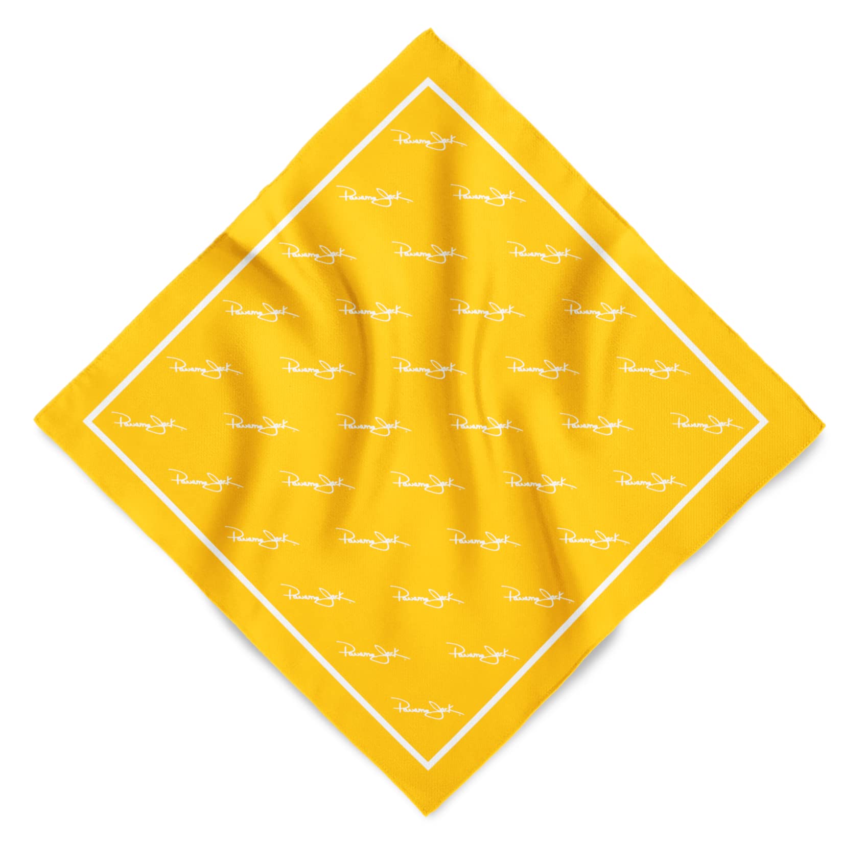 Panama Jack Signature Cotton Bandana - 100% Breathable & Soft 22x22 Inch Square Scarf for Men & Women - Perfect for Outdoor Activities, Hiking, and Fashion Accessories