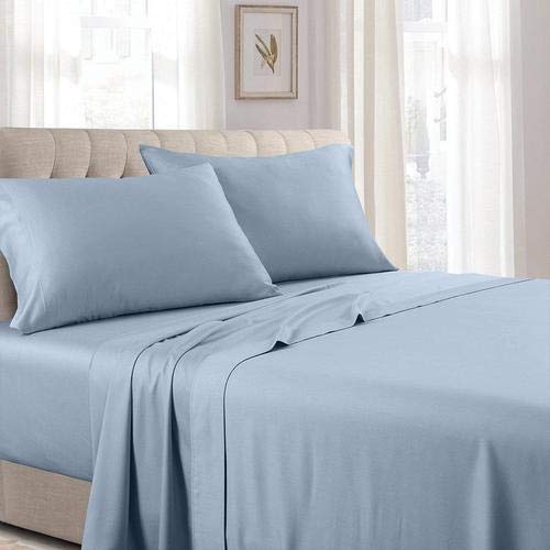 Premium 300 Thread Count King Size Sateen Sheet Set - Soft & Breathable Luxury Bedding for Ultimate Comfort - Perfect for Master Bedrooms, Guest Rooms & Hotels