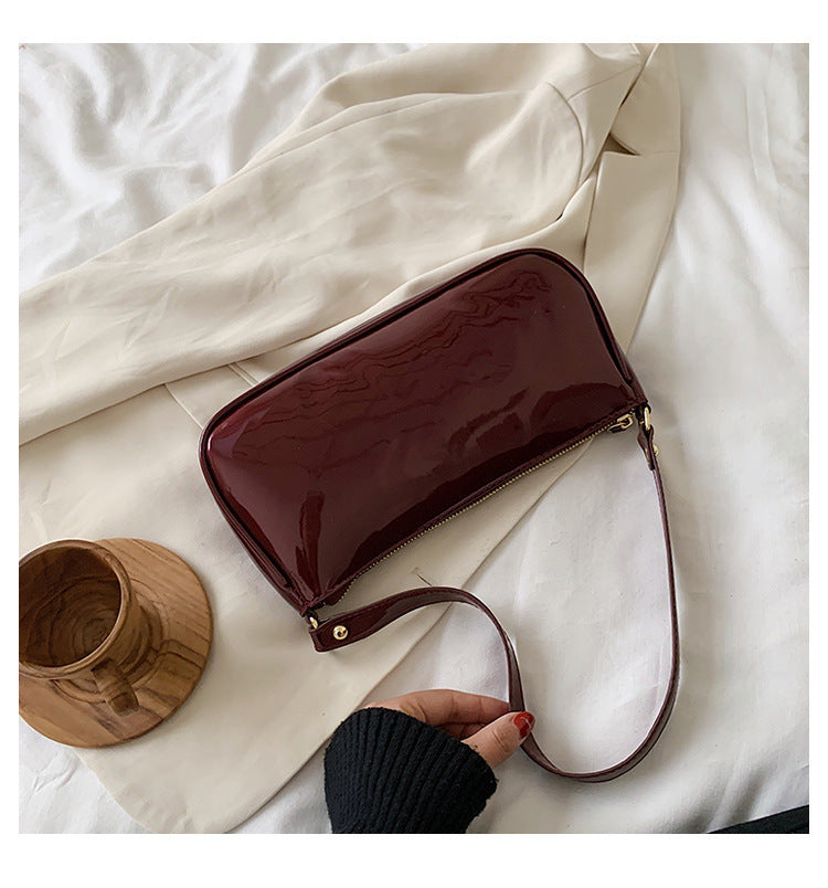 Vegan Leather Crossbody Bag - Oil Waxed Small Underarm Tote for Women | Perfect for Everyday Use, Travel & Shopping