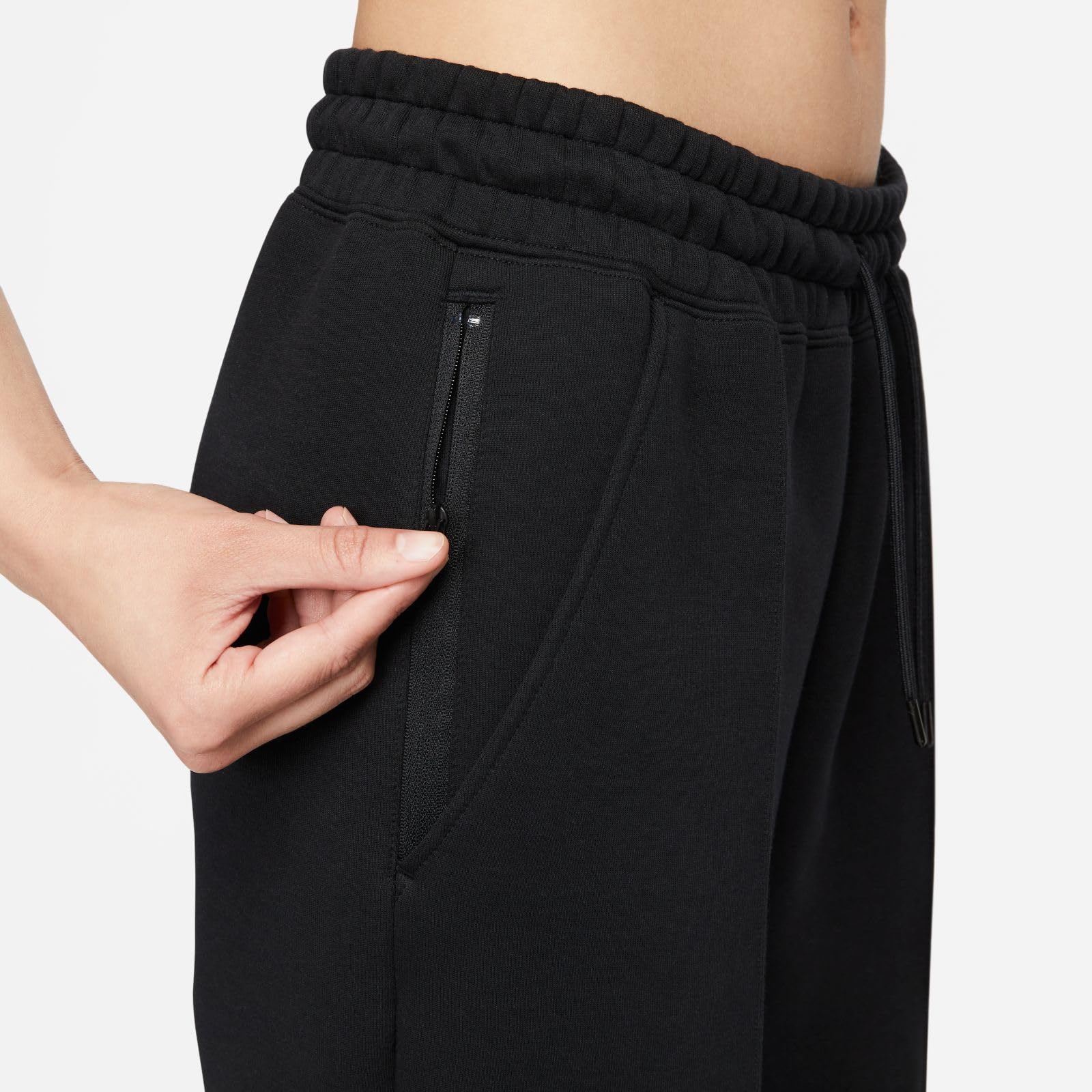 Nike Tech Fleece Women's Joggers - X-Small Black High-Rise Athletic Pants for Running, Yoga & Lounge Wear