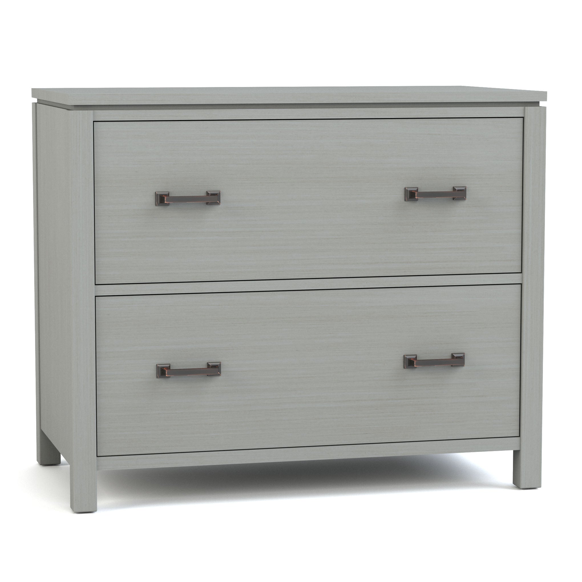 Dwyer Two Drawer File Cabinet - Metal Office Storage Solution for Documents & Folders - Perfect for Home Office, School, or Workplace Organization