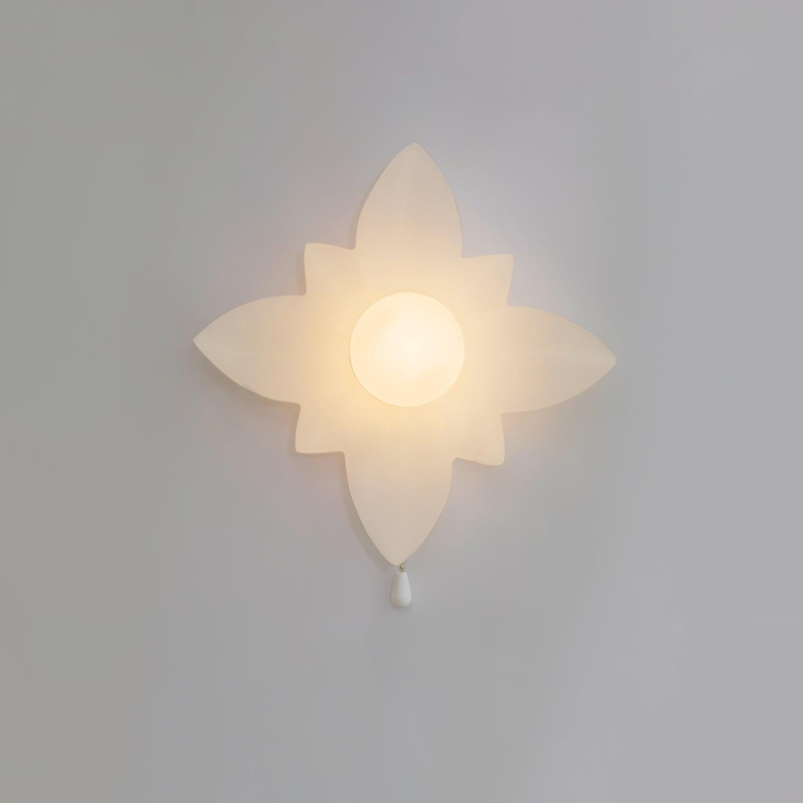Elegant Floral Wall Sconce Light - Modern LED Flower Wall Lamp for Bedroom, Living Room & Nursery Decor - Perfect for Home, Office, and Wedding Decoration