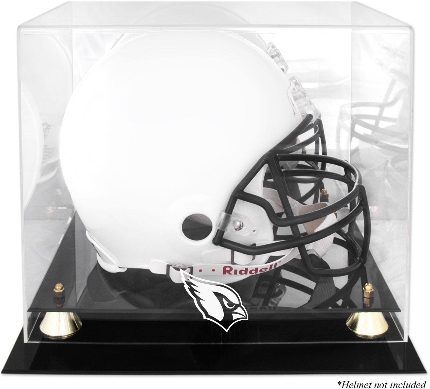 Arizona Cardinals Football Helmet Display Case - Premium NFL Helmet Showcase with Clear Acrylic Protection (Case Only) - Perfect for Home, Office, or Man Cave Decor