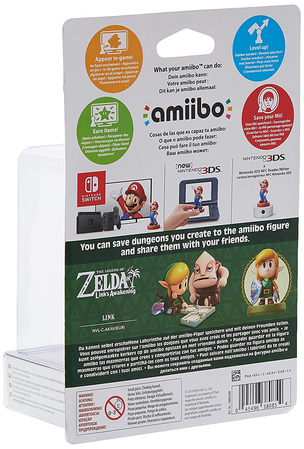 Legend of Zelda Link's Awakening amiibo Figure - Nintendo Switch Compatible - Collectible Gaming Accessory for Zelda Fans - Perfect for Cosplay, Display & Game Unlocks
