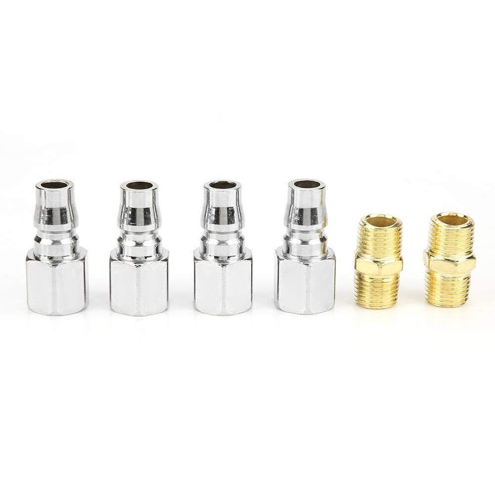 1/4 BSP Air Fitting - Japanese Quick Coupling Connector - 18 Internal & External Thread Air Hose Adapter for Compressor - Perfect for Pneumatic Tools, Air Compressors & Industrial Applications