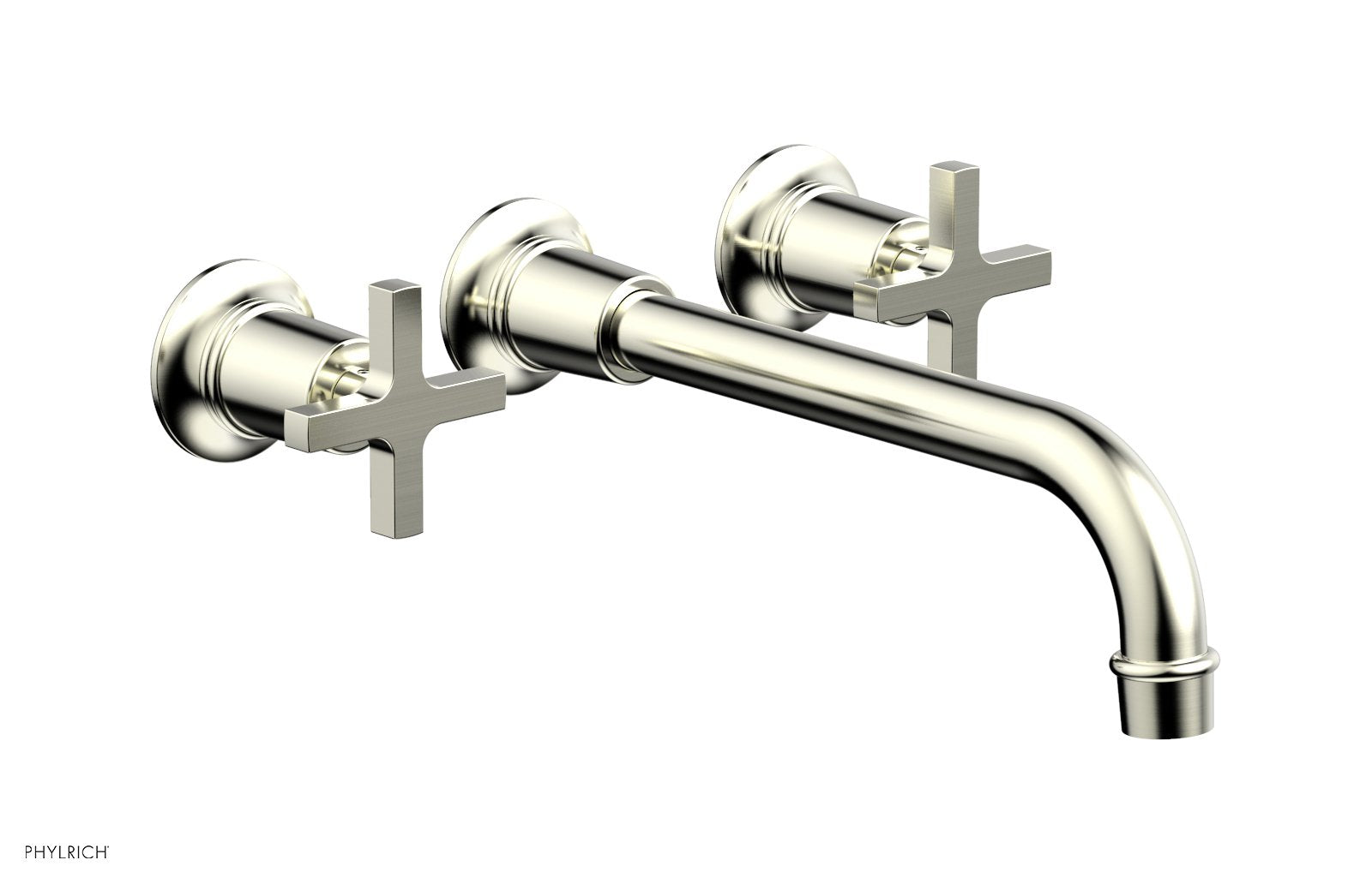 HEX MODERN Wall Mounted Lavatory Faucet Set with 10