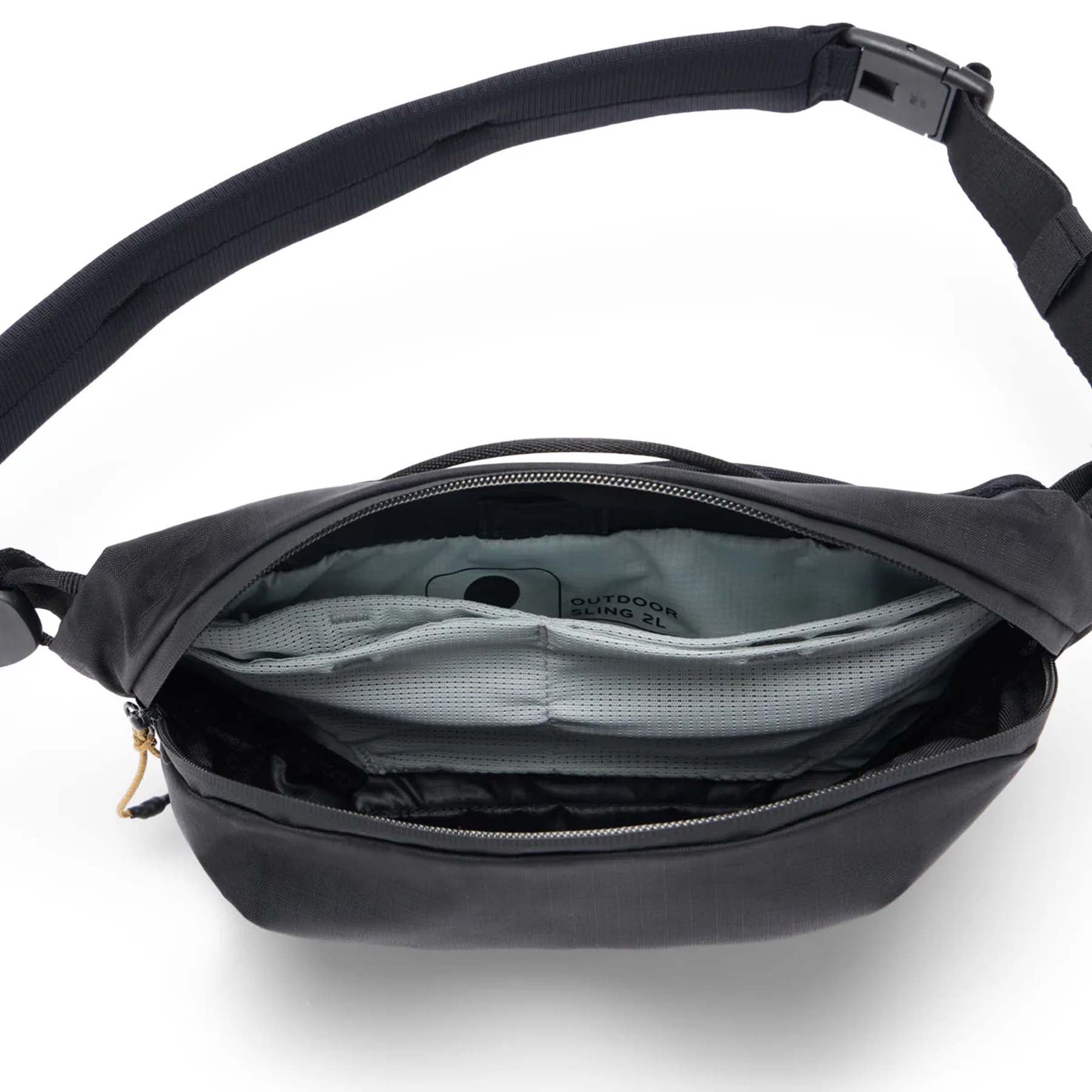 Peak Design Outdoor Sling 2L - Compact Camera Bag for Travel & Hiking - Waterproof Crossbody Sling Pack for DSLR, Mirrorless & Everyday Essentials