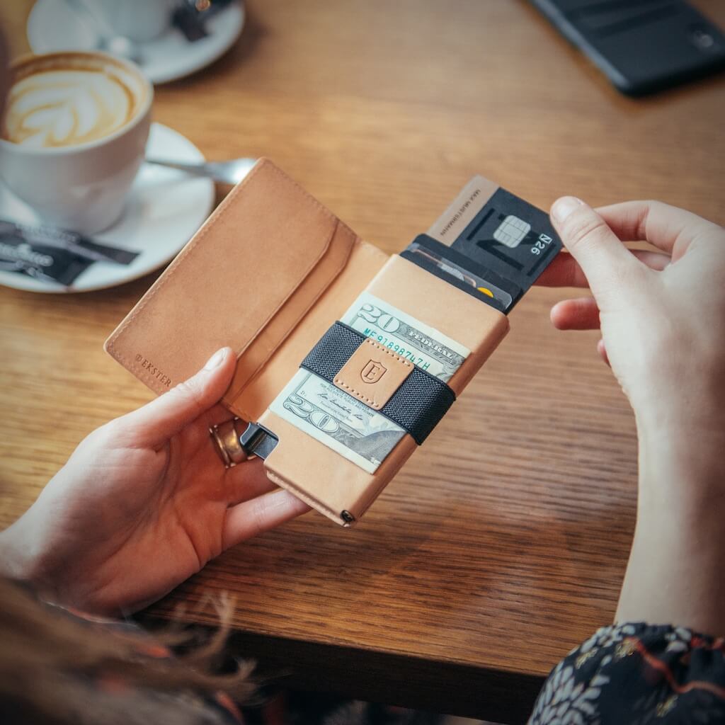 Ekster Premium RFID Blocking Wallet - Slim & Secure Metal Card Holder for Men & Women | Perfect for Travel, Business & Everyday Use