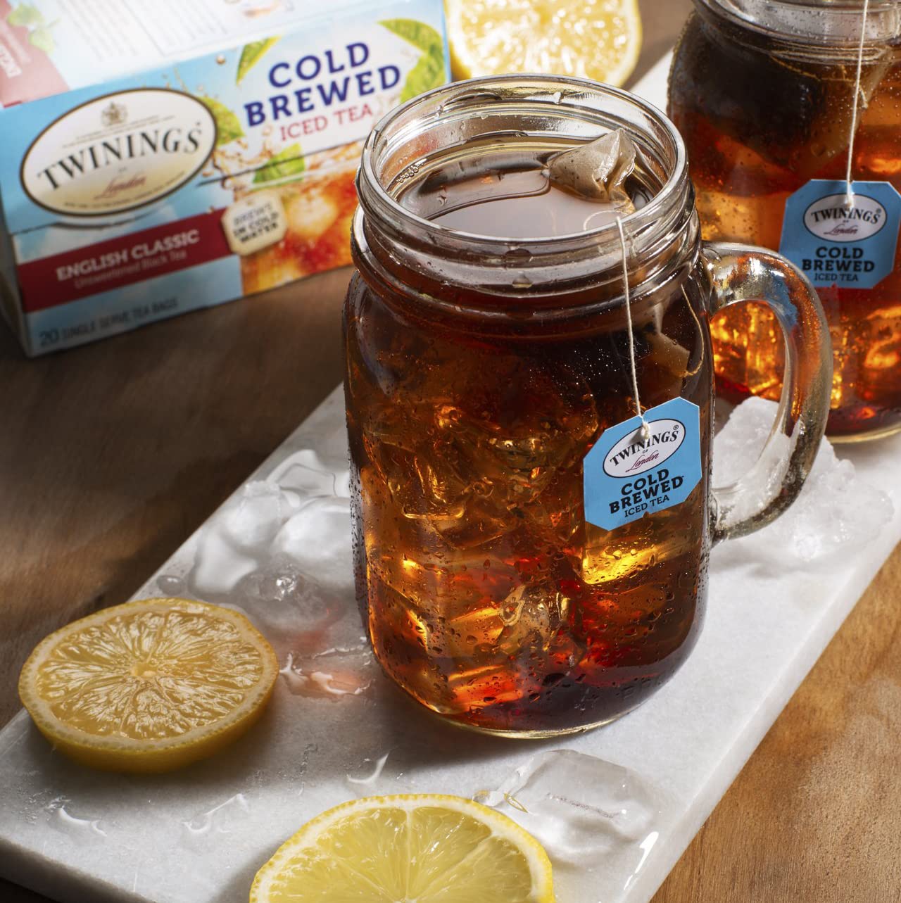 Twinings Cold Brew Iced Tea Bags Variety Pack - 40 Count with Sugar Packets | Refreshing Summer Drink for Picnics, Office & Home Relaxation