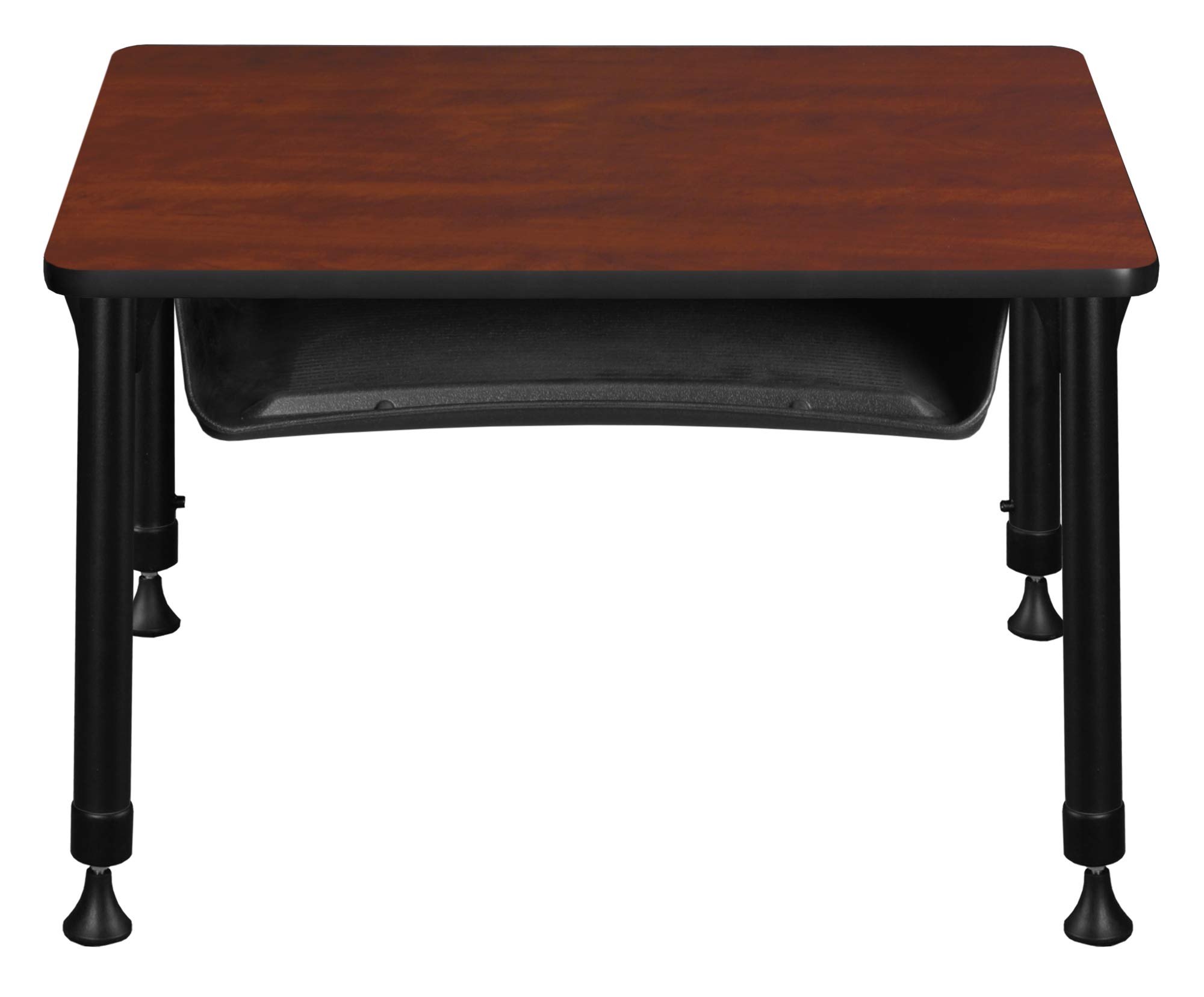 Regency Height Adjustable Rectangular Student Desk with Storage - 18.5