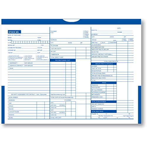 Premium Color Top Detailed Deal Jackets - 500 Pack in Blue | Ideal for Business Contracts, Legal Documents, and Professional Presentations