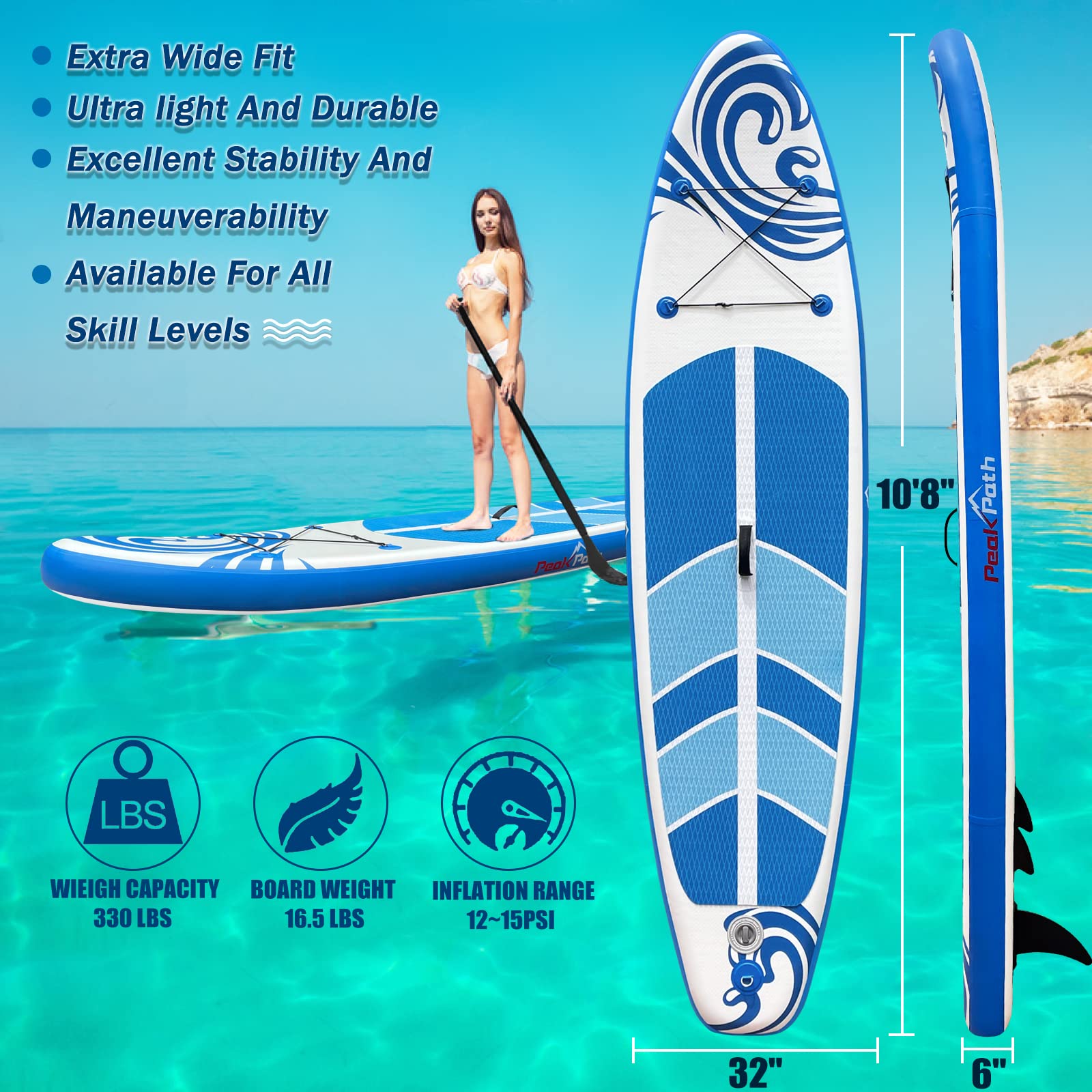 Premium Inflatable Stand Up Paddle Board (6