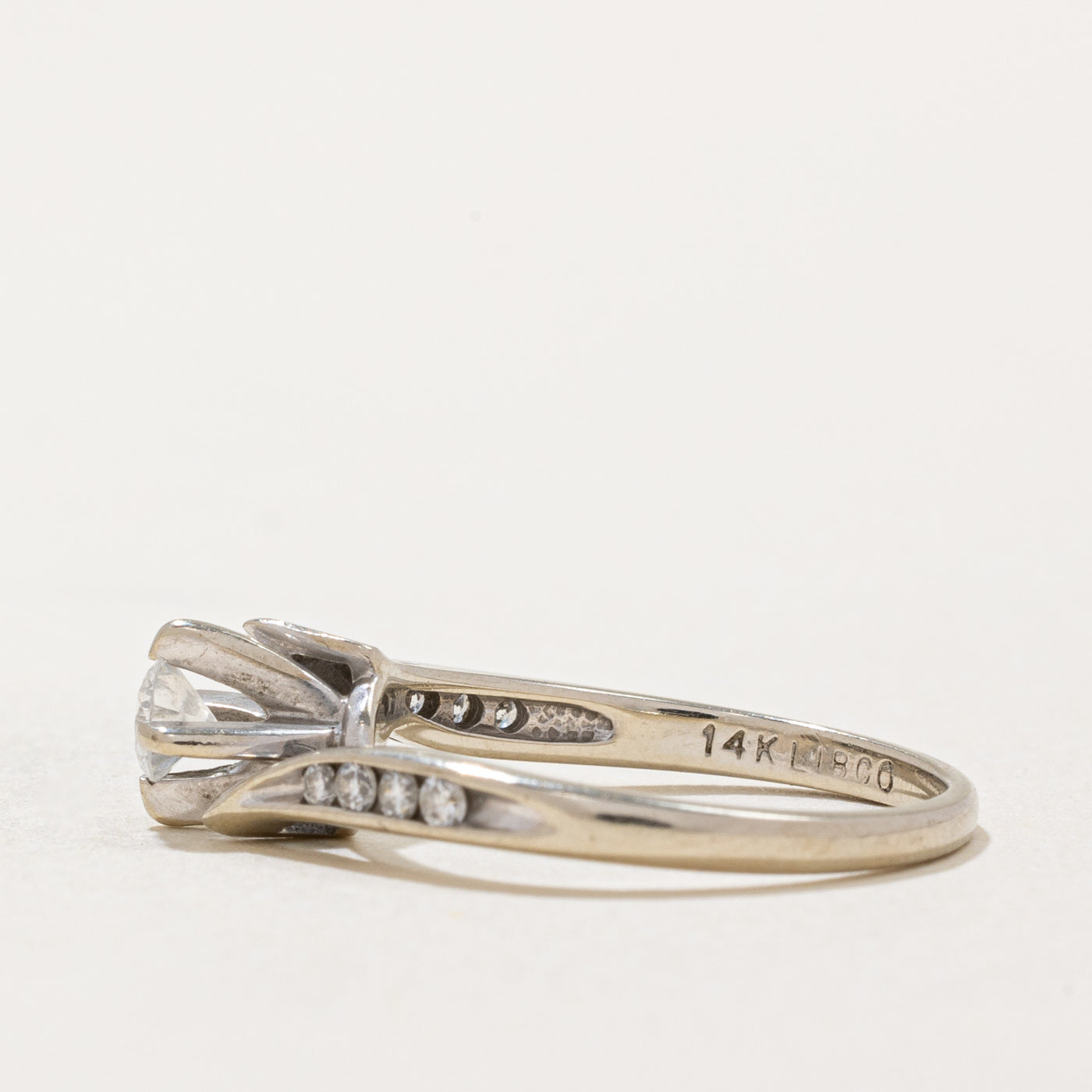0.26ctw Cathedral Set Diamond Engagement Ring - Size 4.25 - Elegant Wedding Band for Proposal & Anniversary Gifts