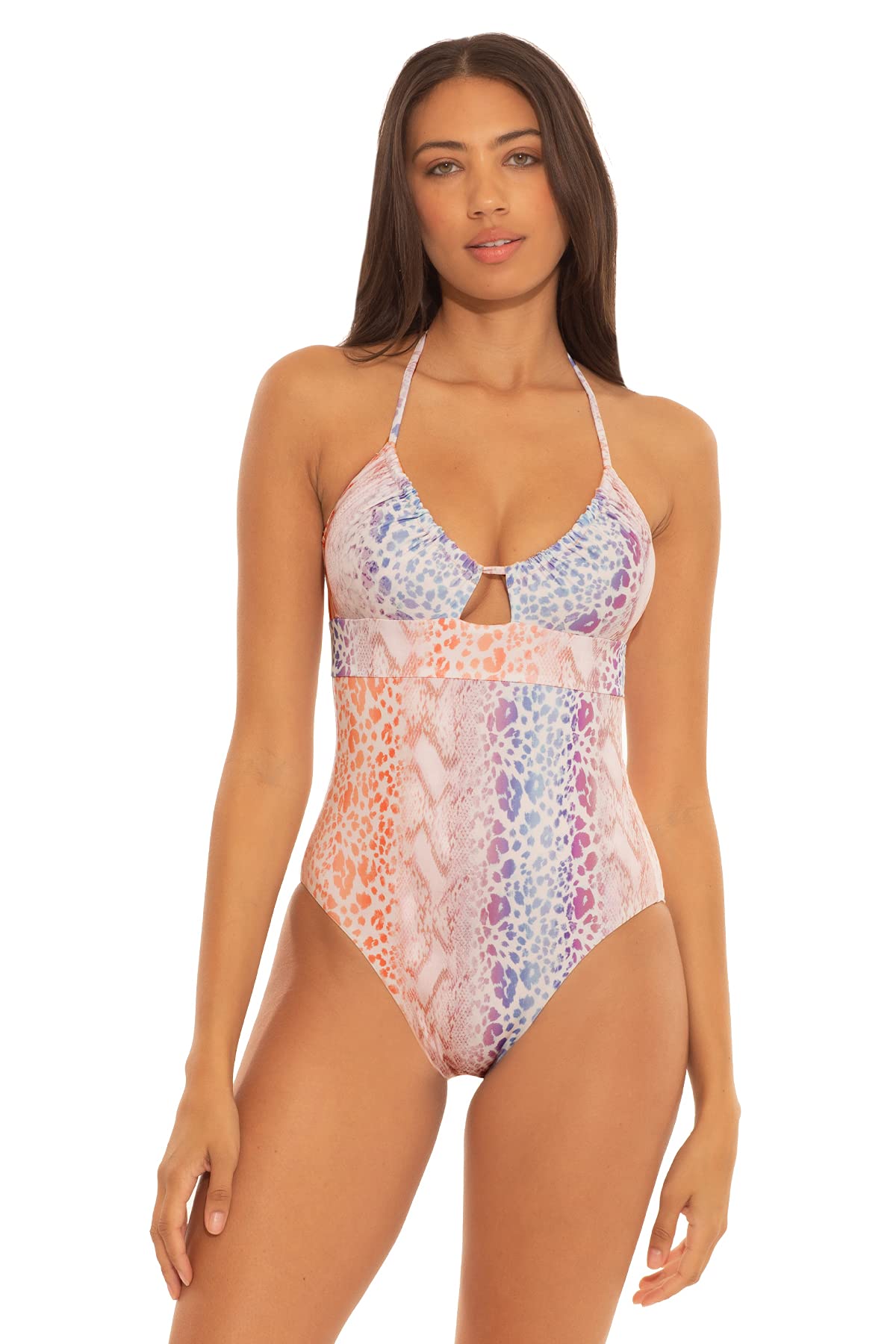 Becca by Rebecca Virtue Rendezvous Candice One-Piece Swimsuit - Sexy Women's Monokini Bathing Suit with Adjustable Straps & Side Ties | Perfect for Beach Vacations, Pool Parties & Summer Getaways