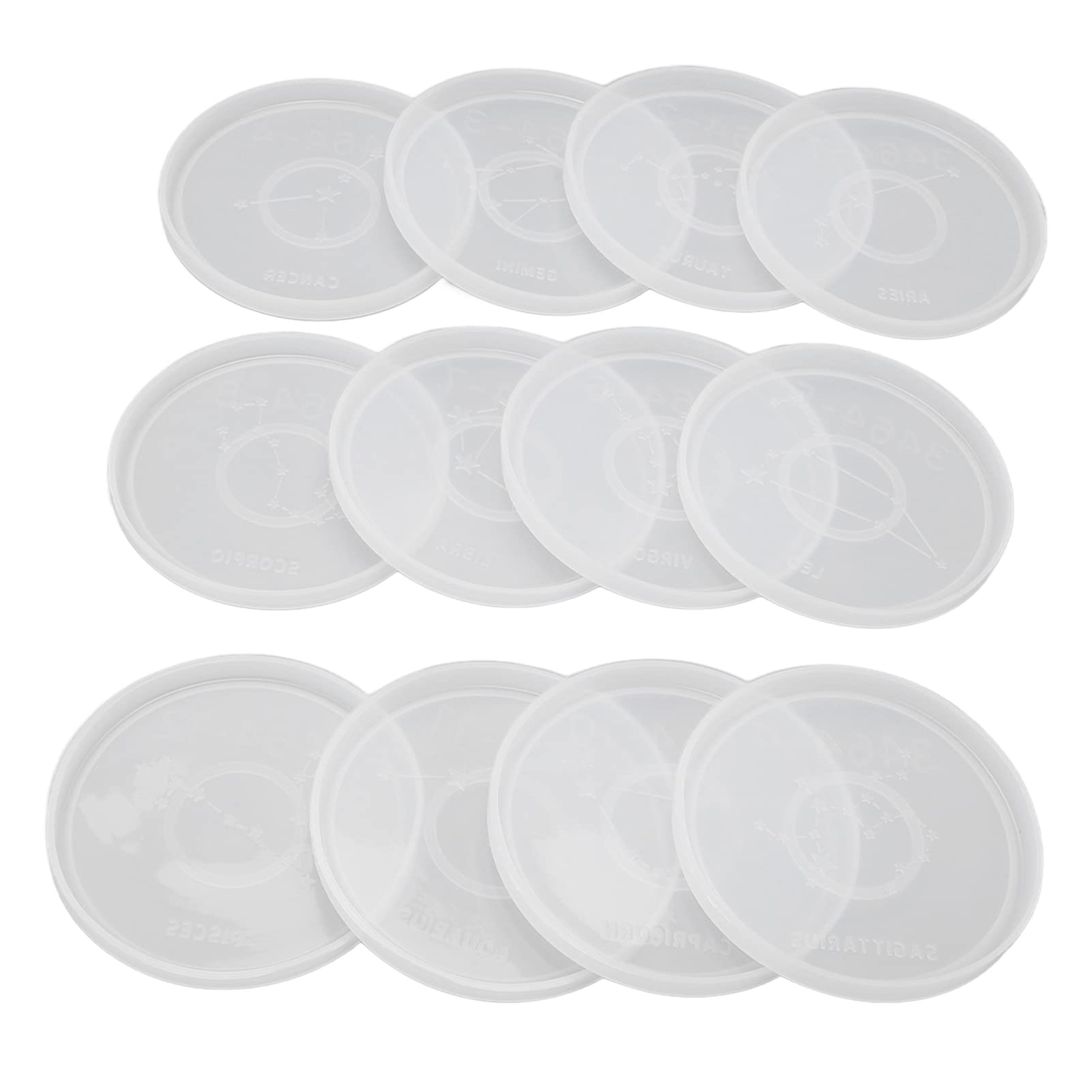 Reusable Silicone Coaster Molds for DIY Resin Crafts - Home Decor Cup Mat Tray Molds for Handmade Art Projects | Perfect for Party Decorations, Gift Making & Table Setting