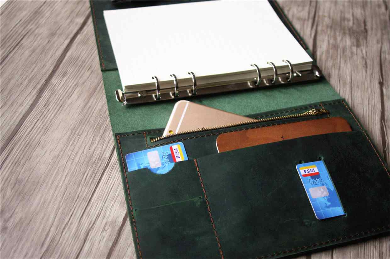 Handmade Custom Leather Monthly Planner Notebook - Personalized Organizer for Work, School & Daily Planning - Perfect Gift for Professionals & Students