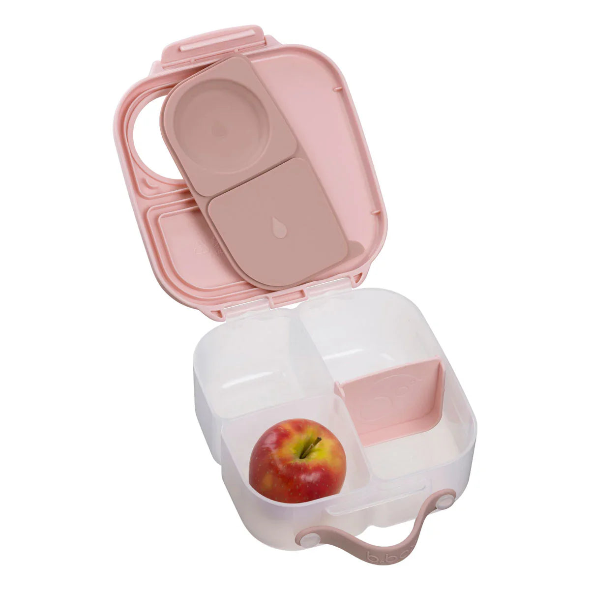 b.box MINI Lunch Box for Kids - Insulated, Leak-Proof & BPA-Free | Blush Crush Color | Perfect for School, Picnics & Travel Snacks