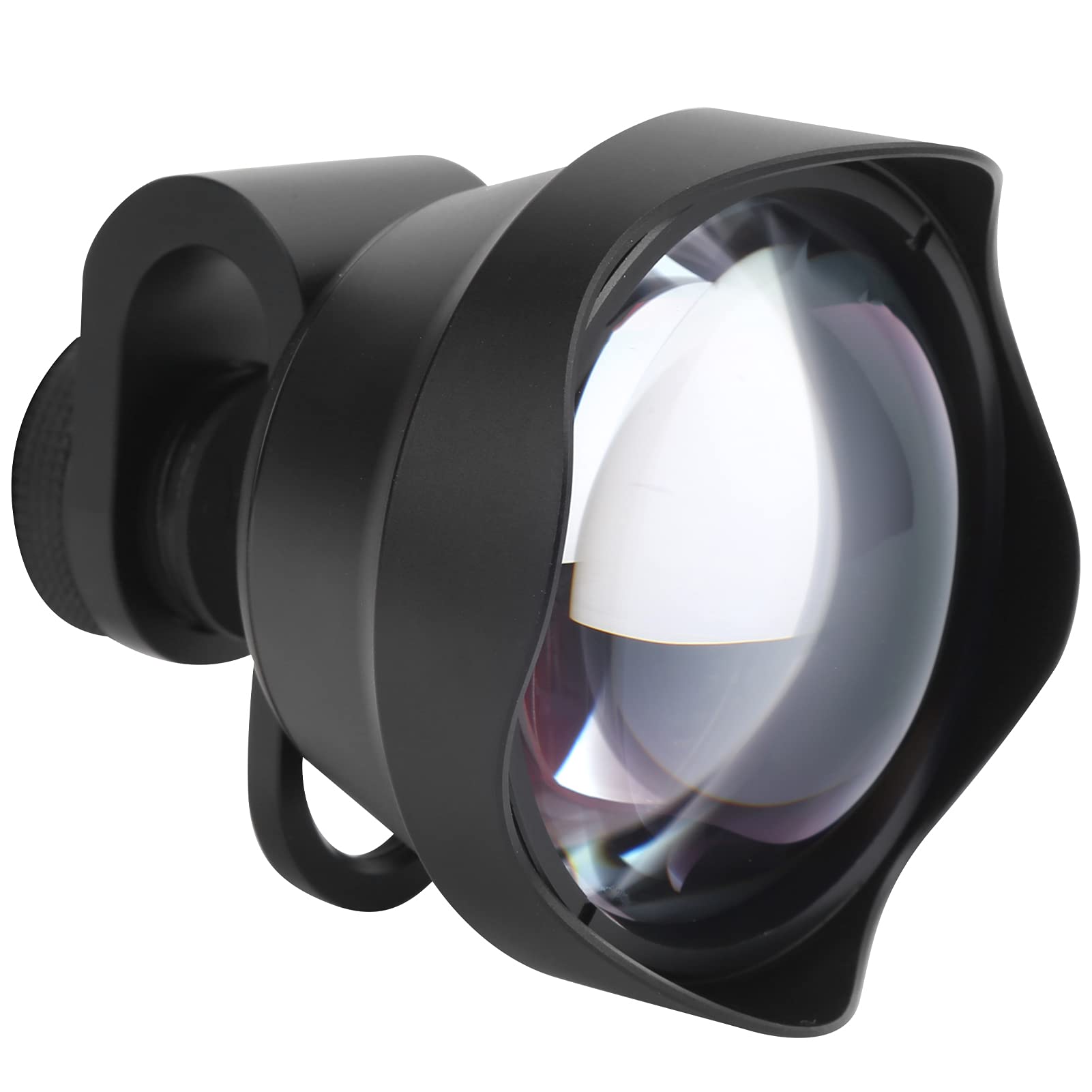 Shanrya 105mm Black External Portrait Lens for Smartphones - High-Quality Optical Glass Phone Camera Lens Compatible with iPhone, Android & iPad - Perfect for Portrait Photography, Selfies & Vlogging