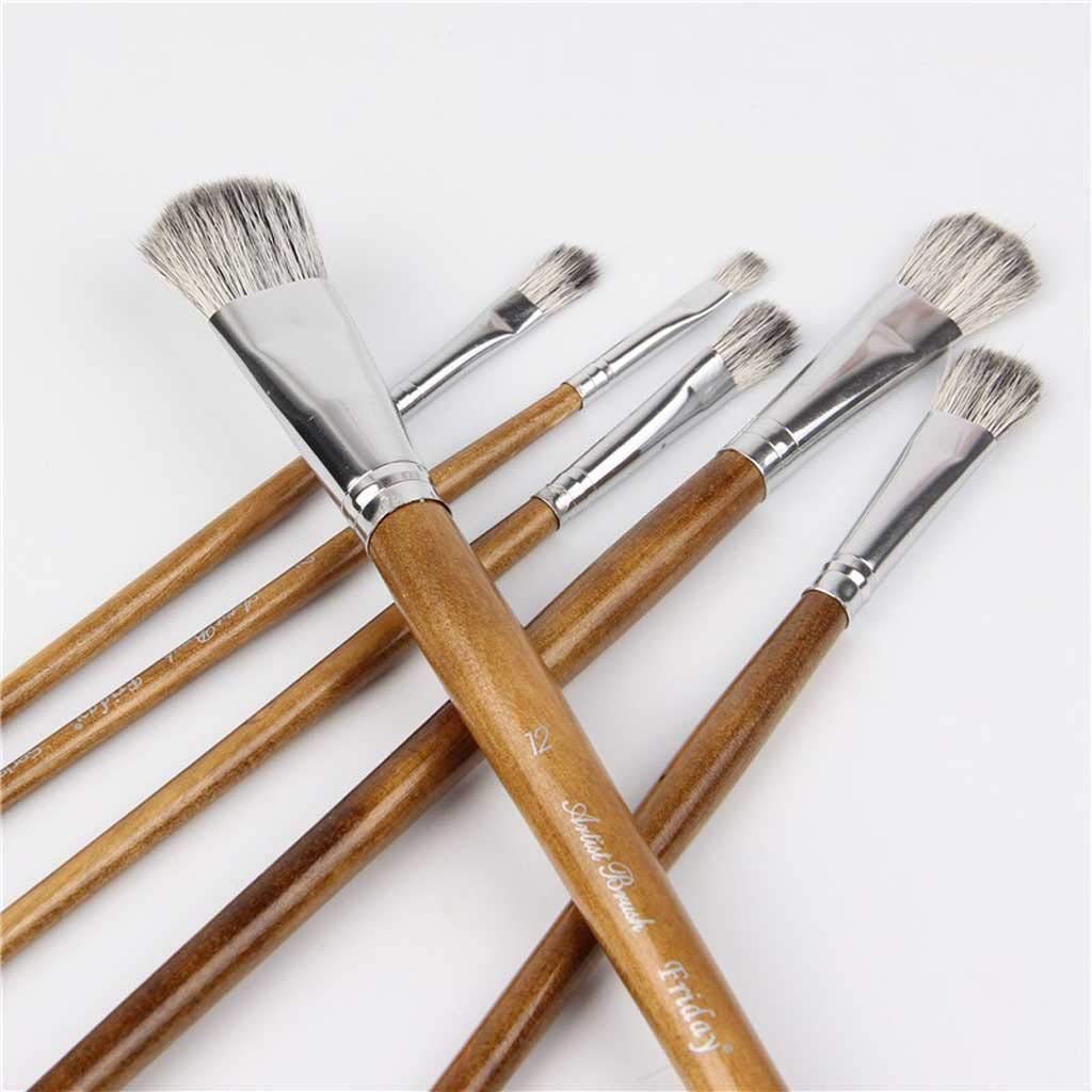Premium JAHH Artist Paint Brush Set - Watercolor, Acrylic & Oil Painting Brushes with Fine Tip for Professional Drawing & Art Supplies | Perfect for Canvas, Sketching & DIY Art Projects
