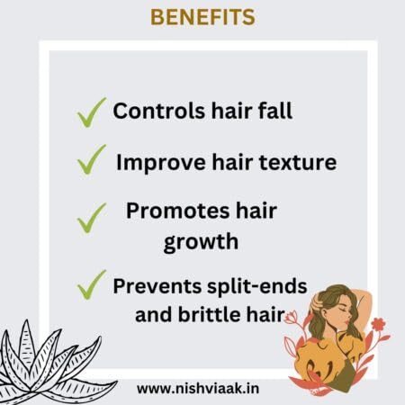 Nishviaak™ Banana Hair Mask for Women - Deep Conditioning Treatment for Dry, Damaged Hair - Perfect for Salon-Quality Hair Care at Home