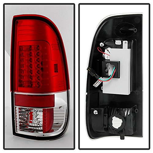 Spyder Auto 5029140 LED Tail Lights Red/Clear - High Performance Replacement Lights for Trucks & SUVs - Enhanced Visibility & Style Upgrade