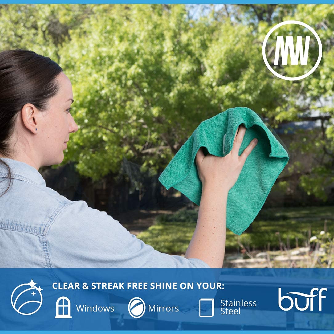 MW Pro Bulk Microfiber Cleaning Cloths 384-Pack | 12