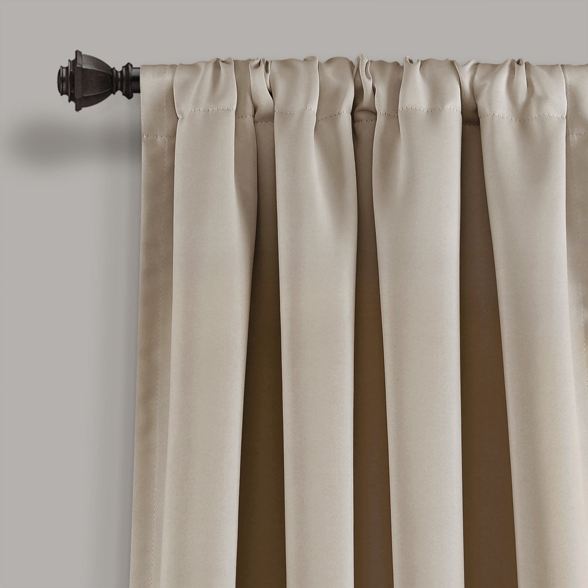 Blackout Curtain Panel Set with Insulated Rod Pocket - Thermal Energy Efficient Room Darkening Drapes for Bedroom, Living Room & Home Theater